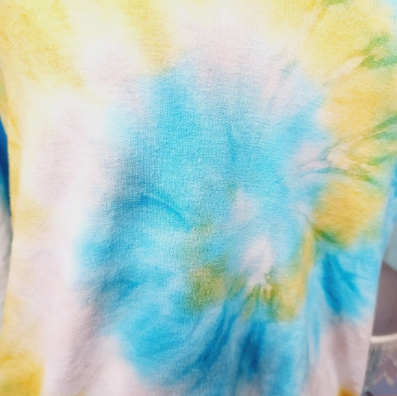 NWT Anthropologie Oversized Maronie Womens Tie-Dye Hooded Top - Picture 10 of 12